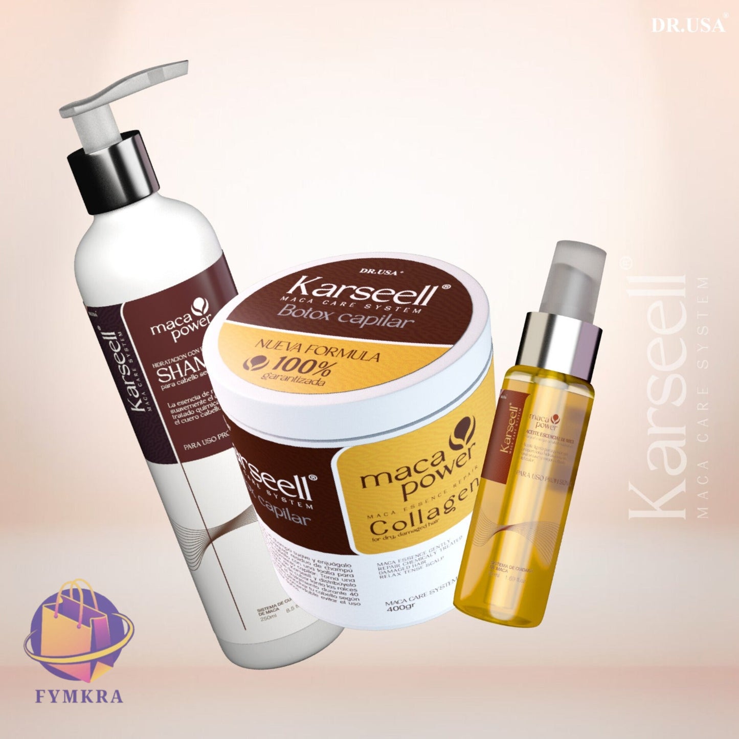 Karseel botox + shampoo + argan combo